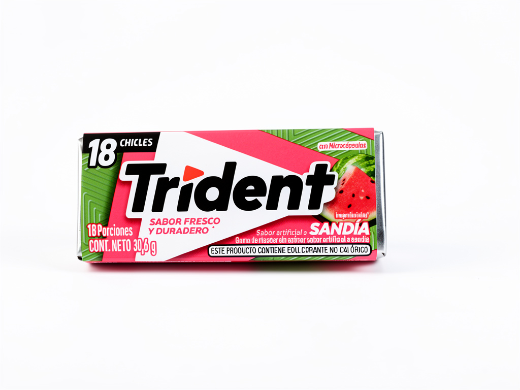 Trident sabor Sandía. 30,6 g