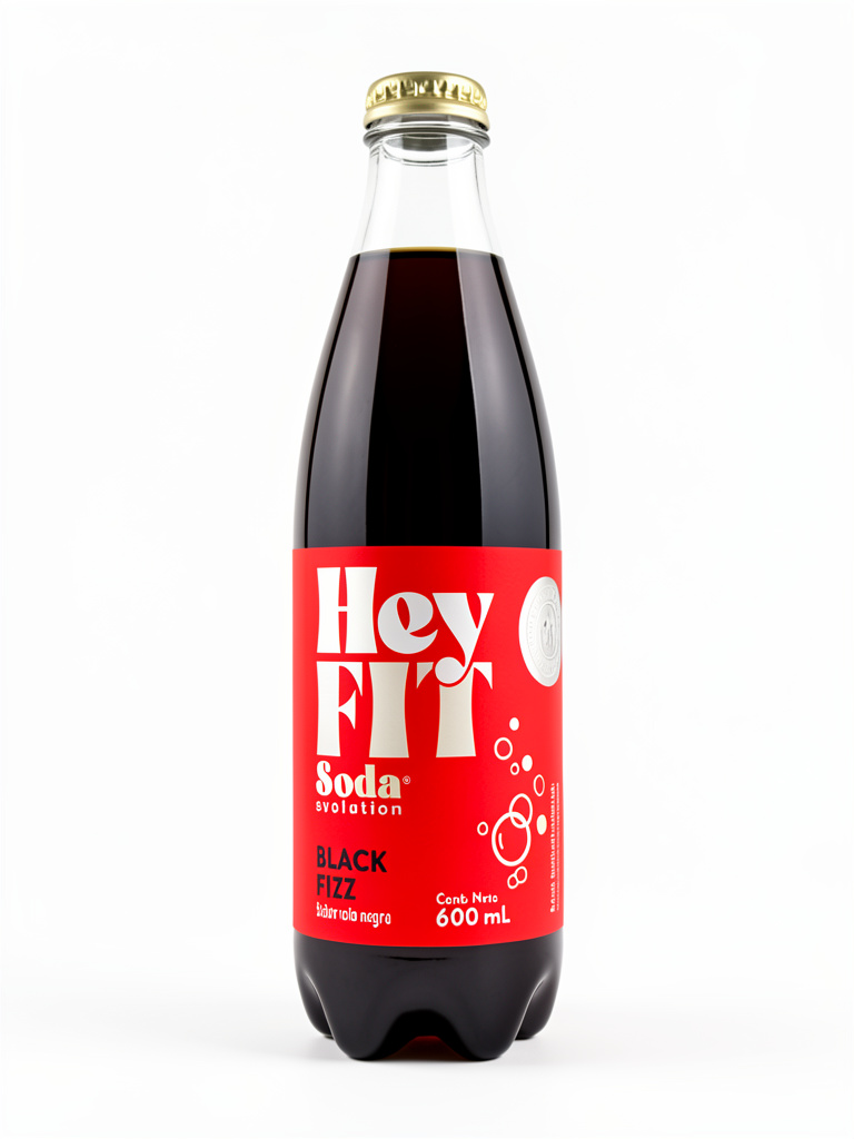 Hey Fizz Black Fizz 600ml