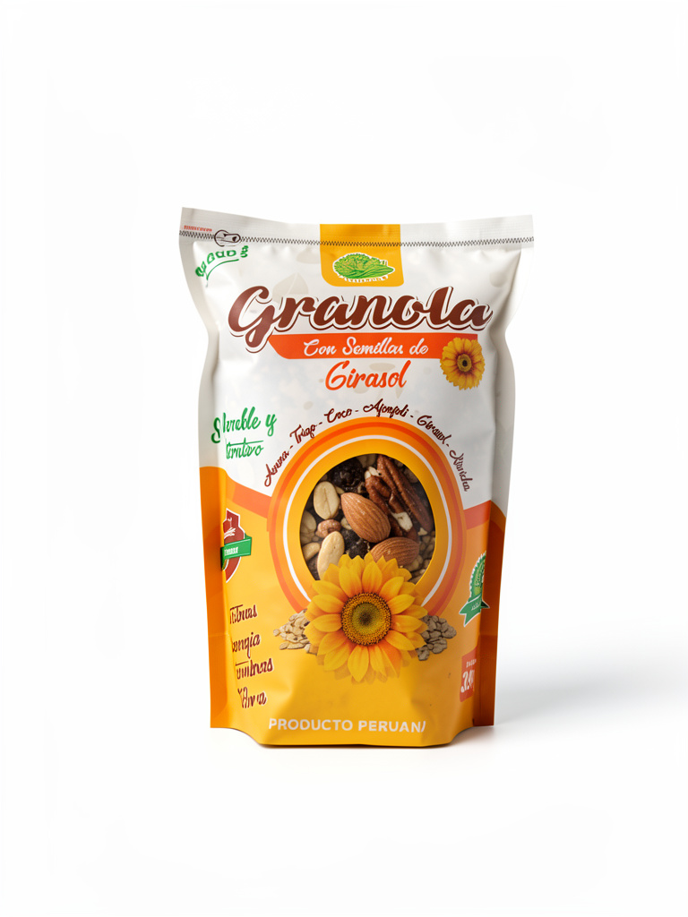 El puquial granola con semillas de girasol 350g
