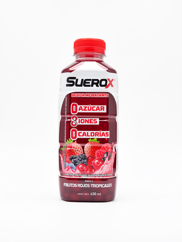 SueroX frutos rojos 630ml