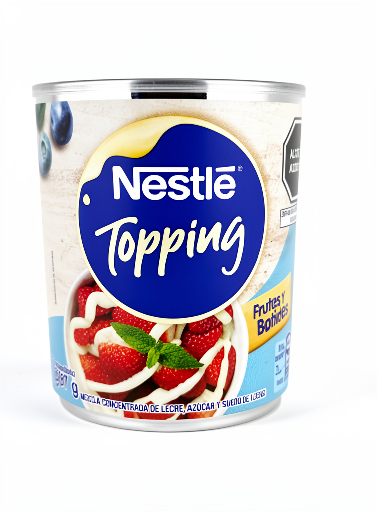 Nestlé condensada topping