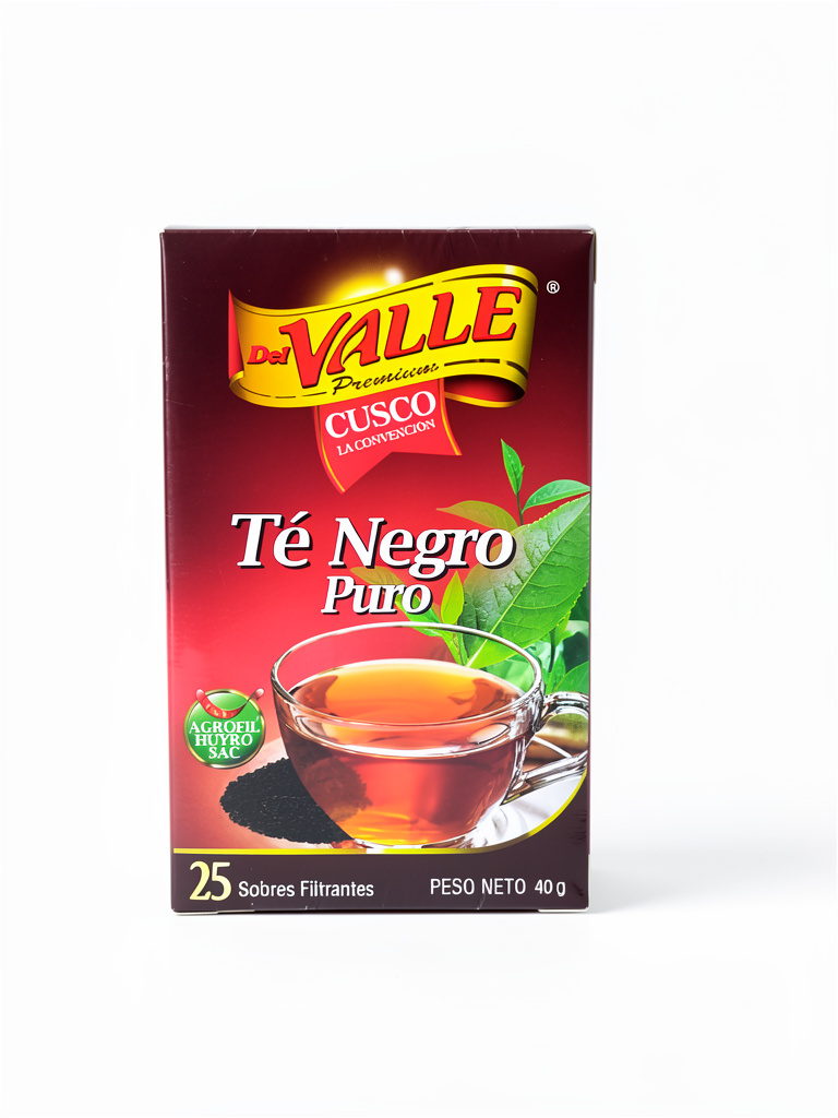 Te negro puro Del Valle 25 ud.