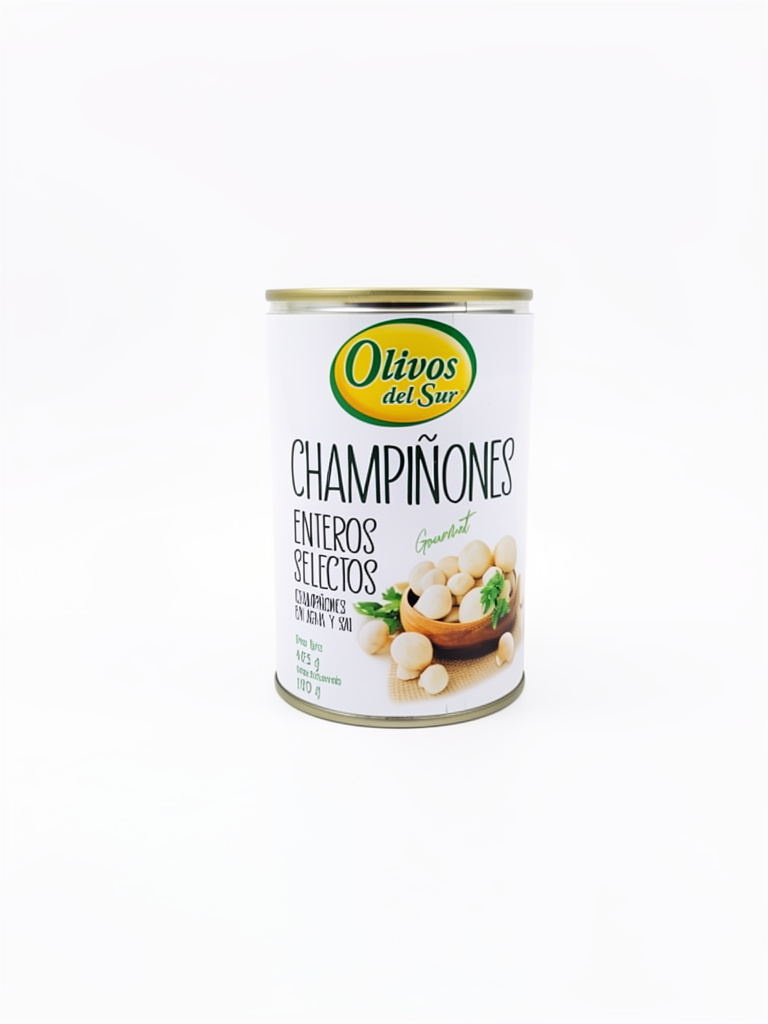Olivos del Sur Champiñones enteros 425g
