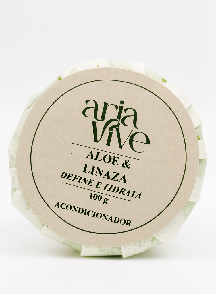 Acondicionador Aria Vive=Áloe y Linaza  100gr