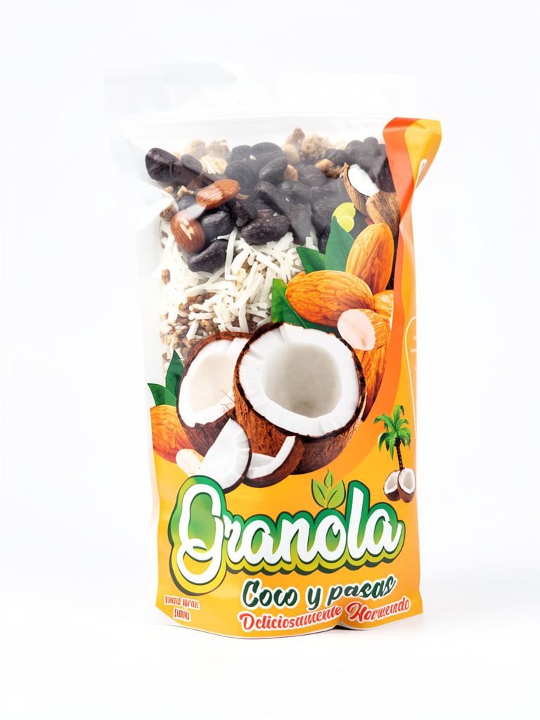 El puquial Granola coco y pasas