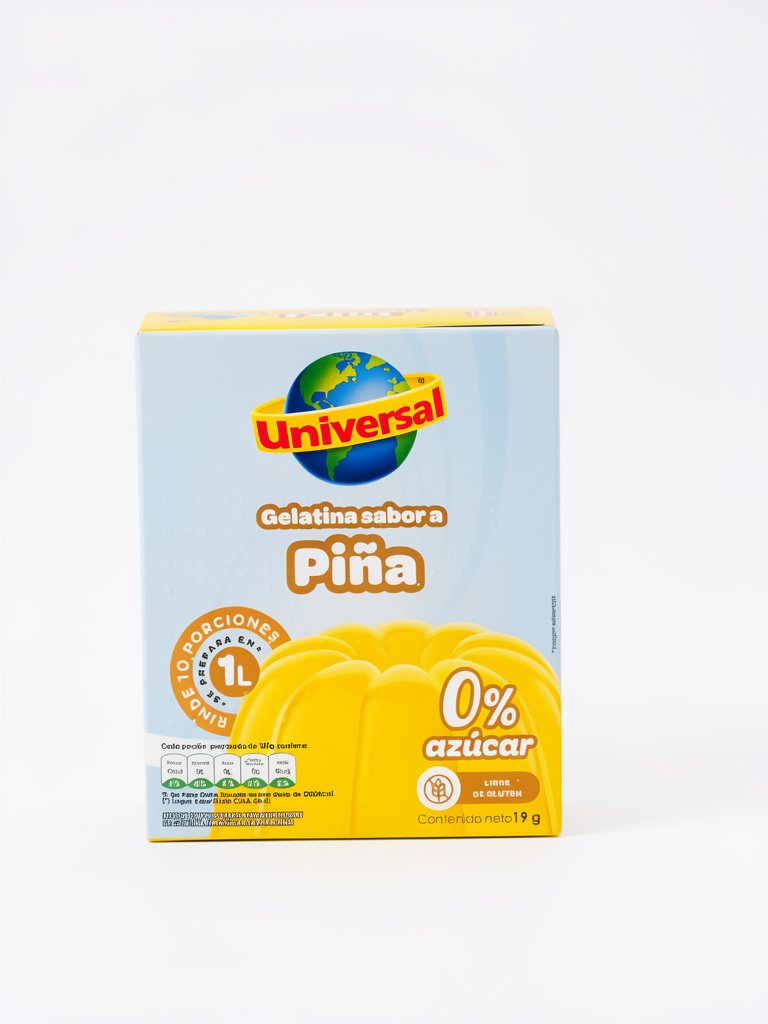 Gelatina Piña. Diet Universal. 19g