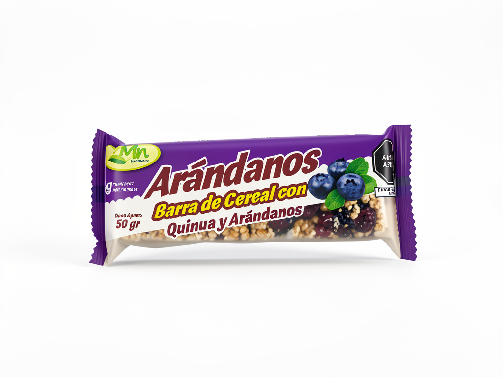 Barra de cereal con Quínua y Arándanos