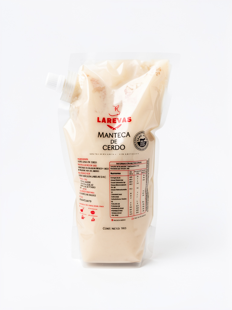Manteca de cerdo 1kg Larevas