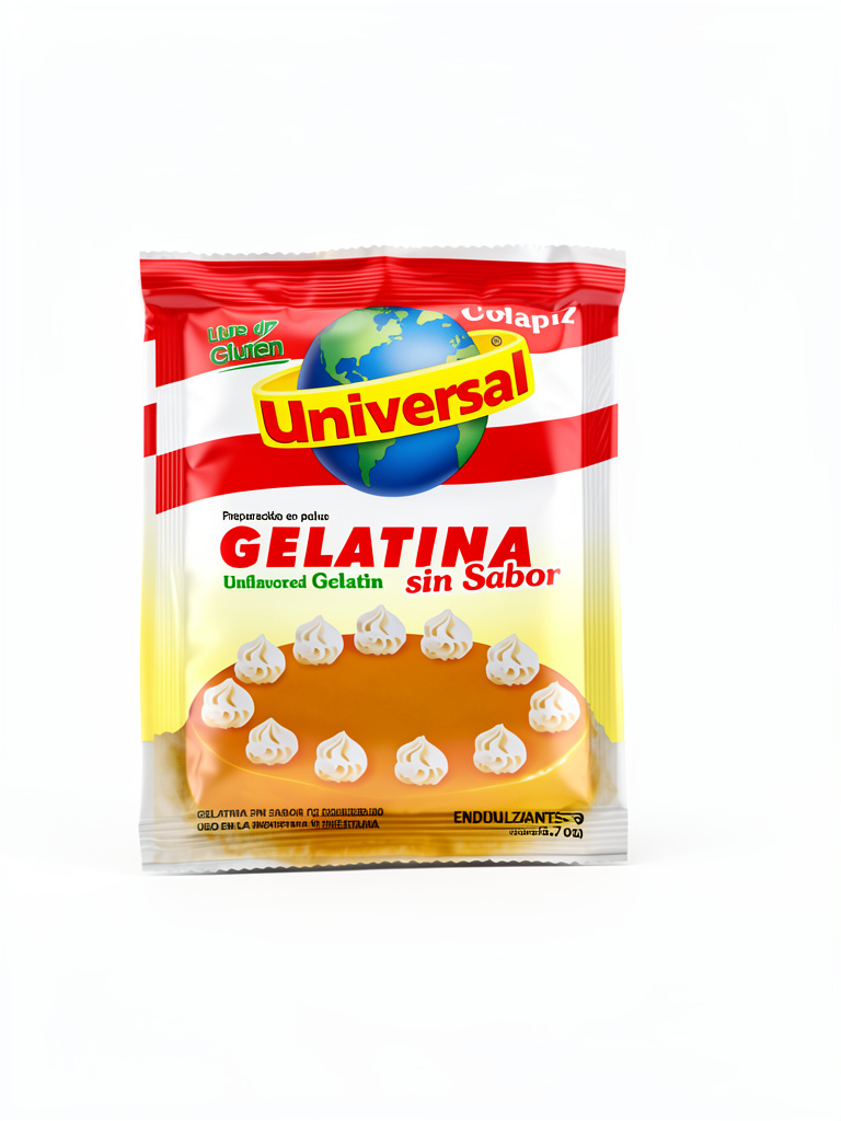 Gelatina sin sabor
