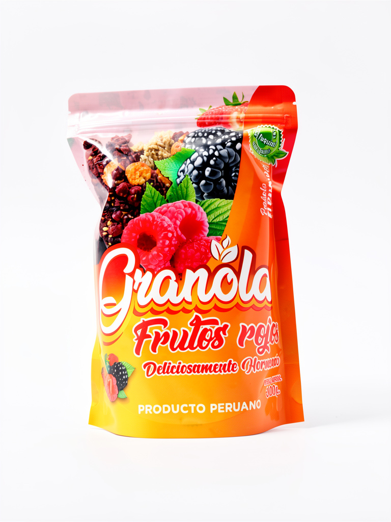 El puquial granola frutos rojos 300g