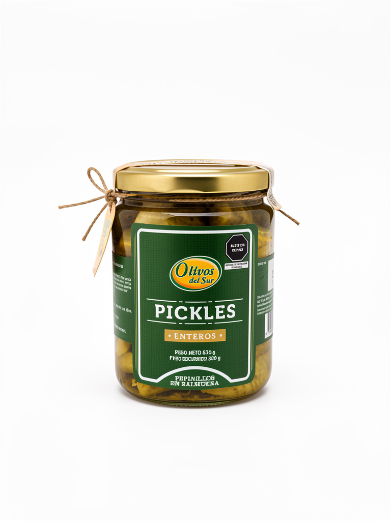 Olivos del Sur Pickles enteros 550g