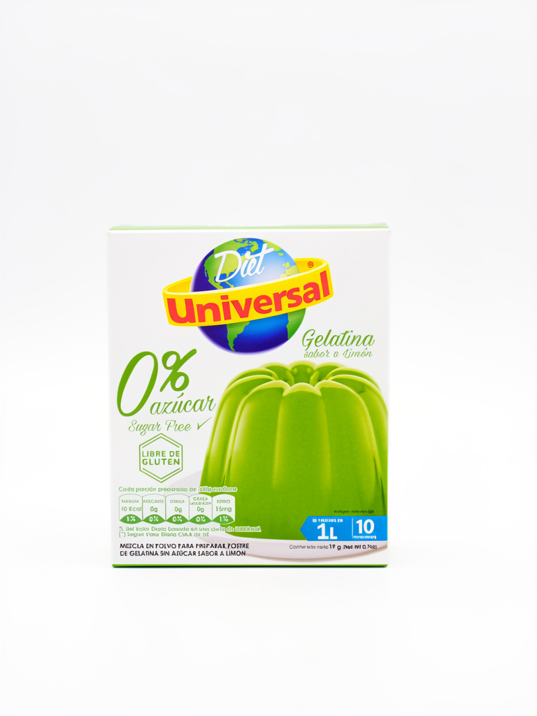 Gelatina Limón. Diet universal . 19g