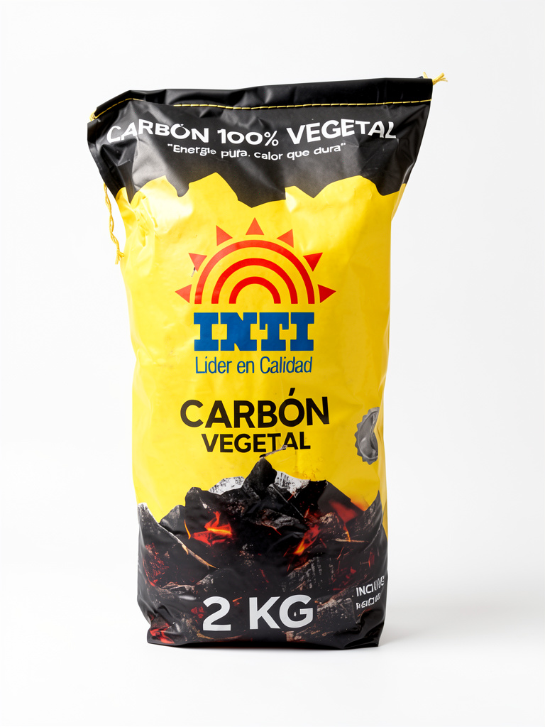 Carbón 100% Vegetal INTI Bolsa 2kg