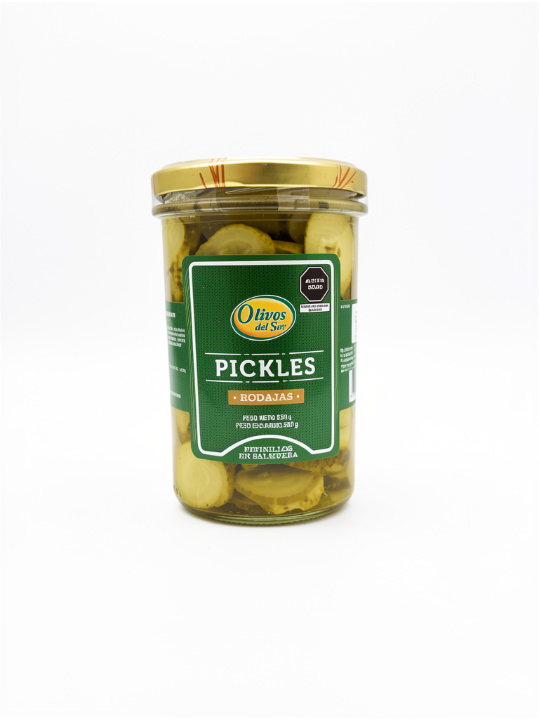 Olivos del Sur Pickles rodajas 550g