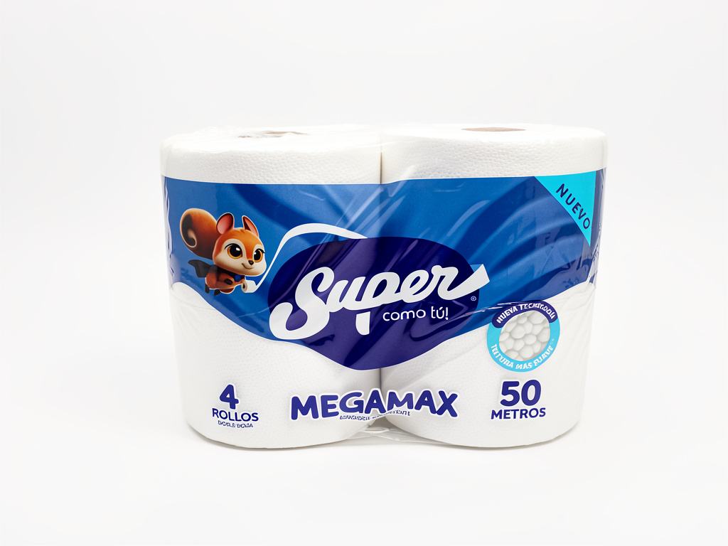 Super Megamax 50 Metros x 04 rollos