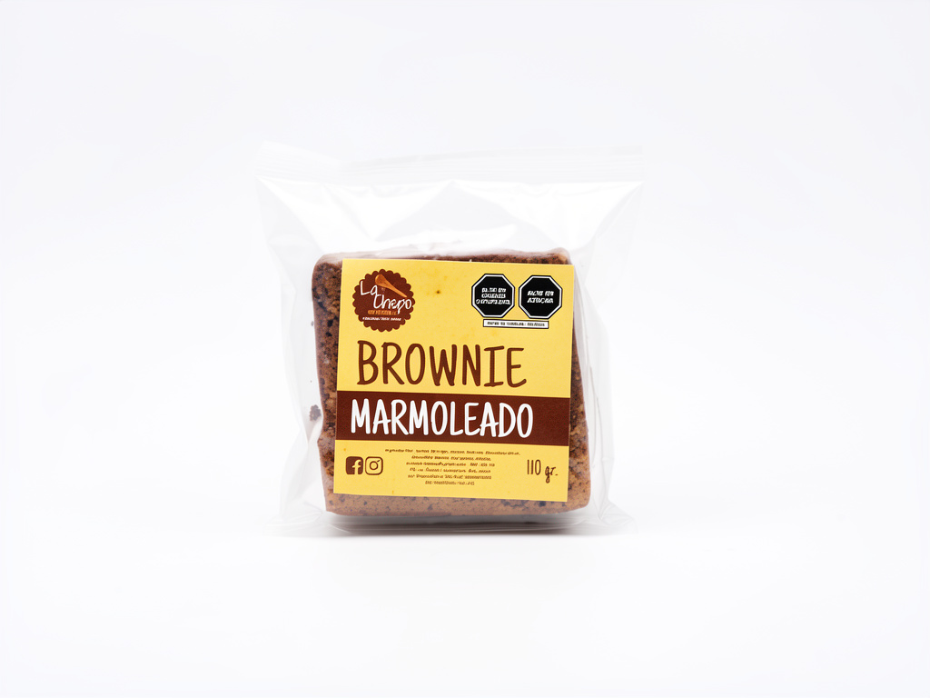 Brownie marmoleado