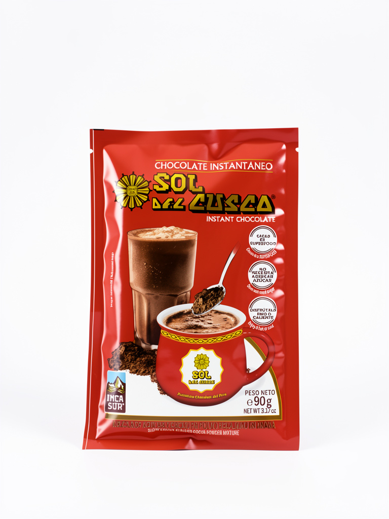 Chocolate instantaneo  Sol del Cusco  90g