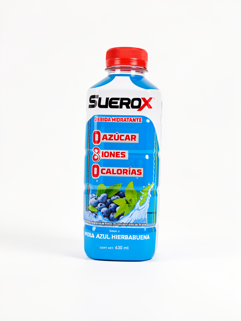 SueroX mora azul hierbabuena 630ml