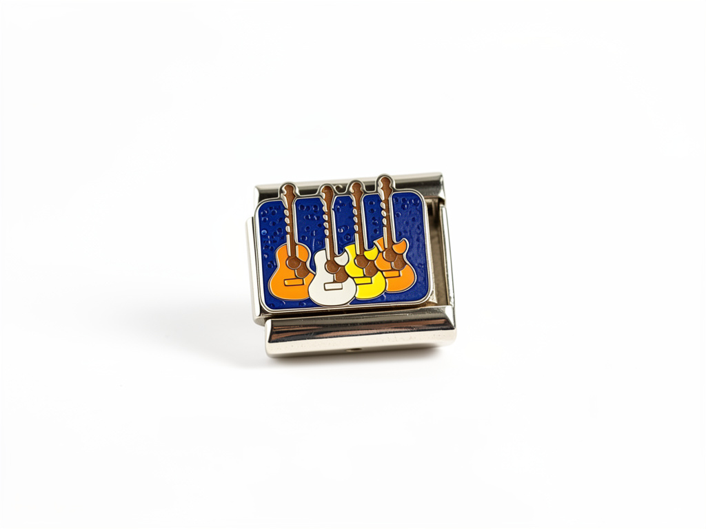 Charm guitarra azul