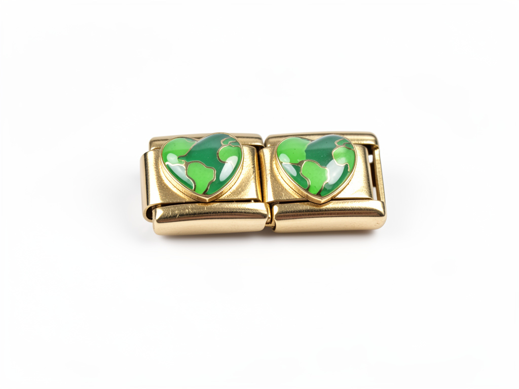 Charm corazon verde