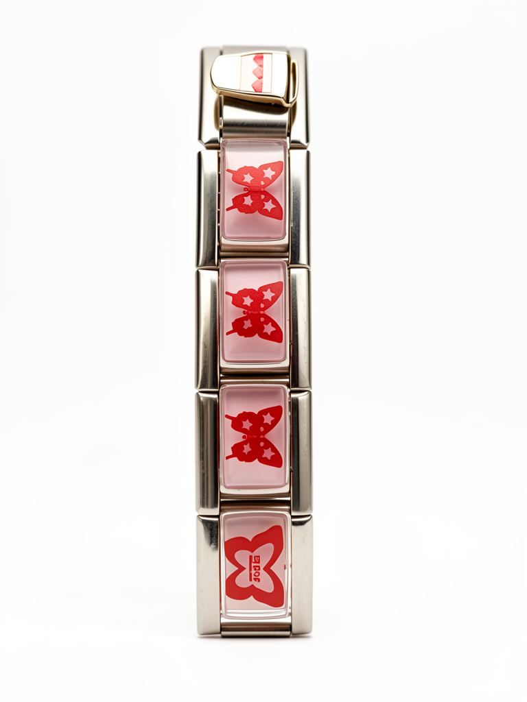 Charms mariposa roja