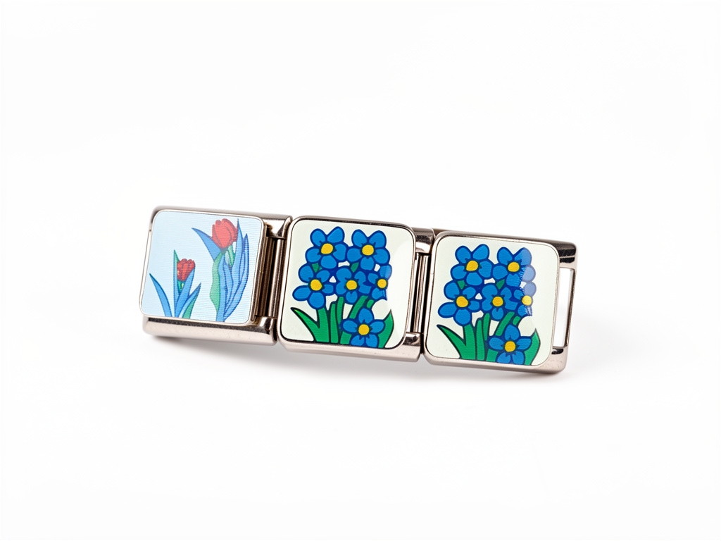 Charms flores azules