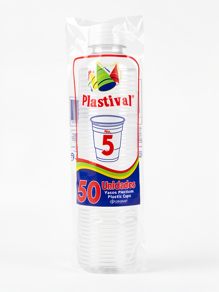 Vaso Plástico #5 Transparente