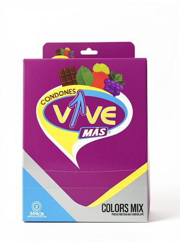 Condones Mix Fresa/Menta/Uva/Chocolate