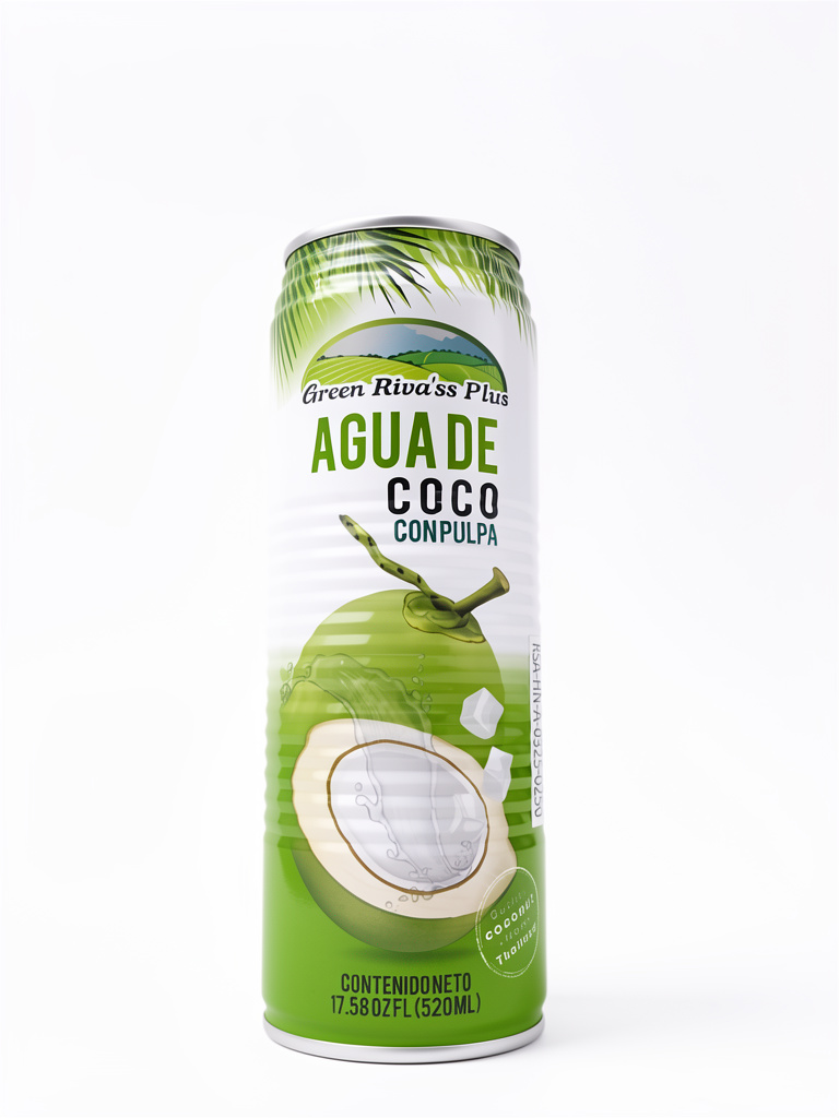 Agua de Coco/Con Pulpa 520Ml