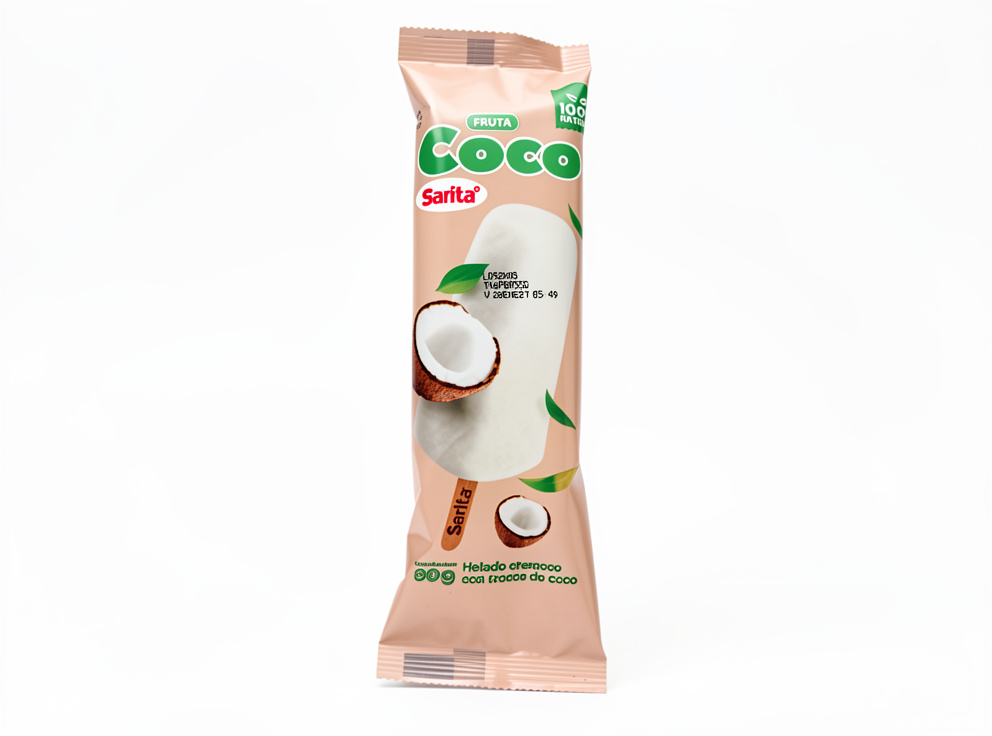 Helado de coco
