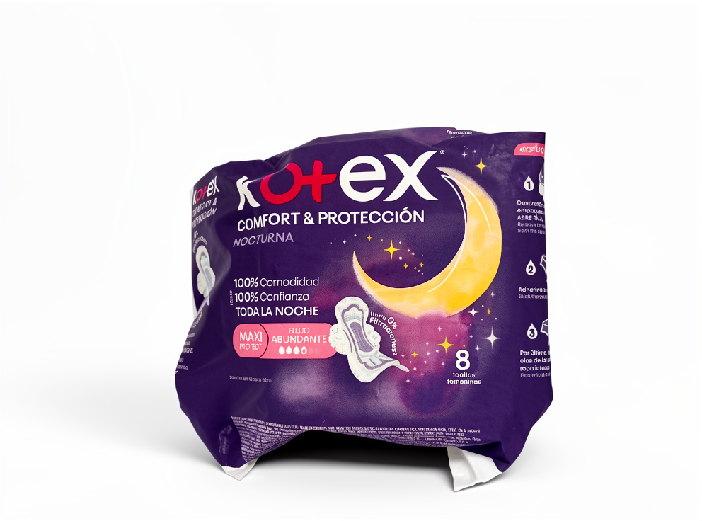 Kotex Nocturnas Con Alas 8/u