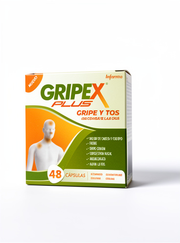 Gripex Plus Gripe/Tos Cápsula