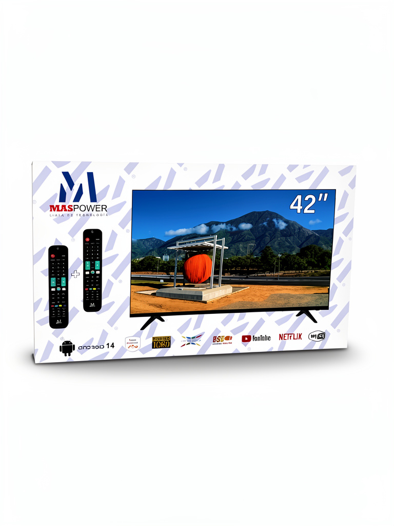 TELEVISOR ANDROID MASPOWER 42”