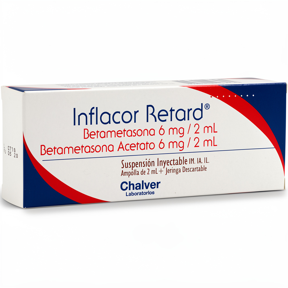 Inflacor Retard inyectable 6+6