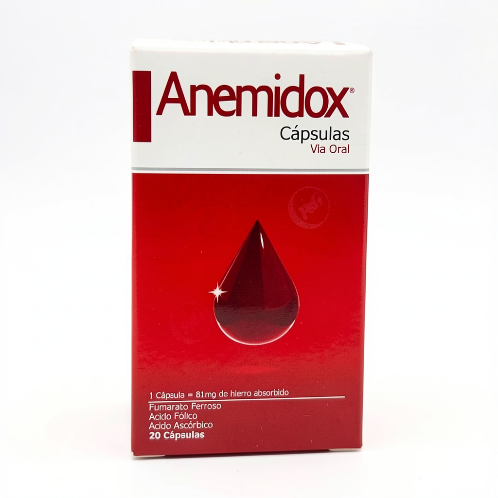 Anemidox cápsulas rojas