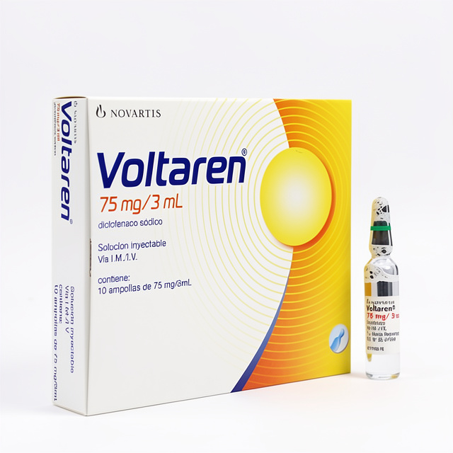 Voltaren 75 mg (Diclofenaco) Caja x 10 Ampollas