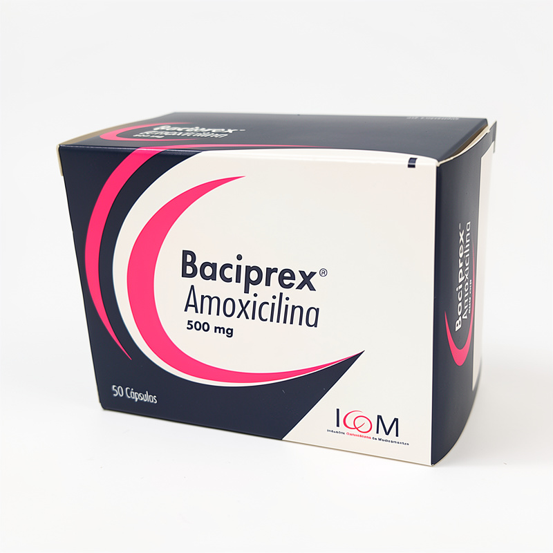 Baciprex 500mg (Amoxicilina) Caja x 50 Caps