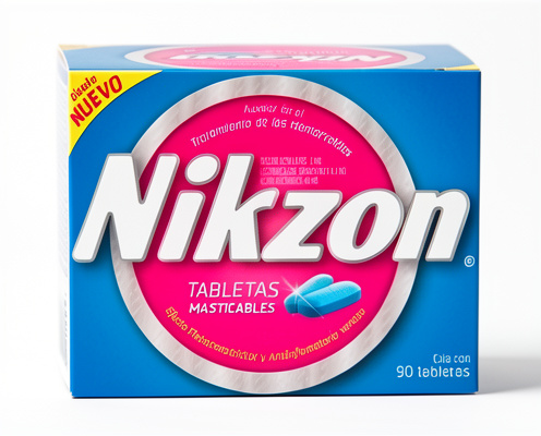 Nikzon tabletas masticables
