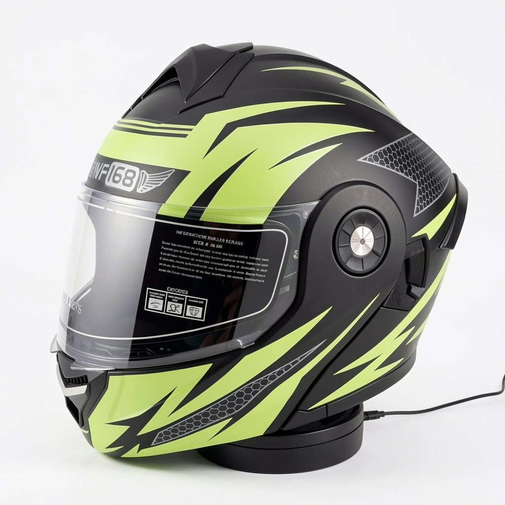 Casco abatible HWF 168 (Doble visor)