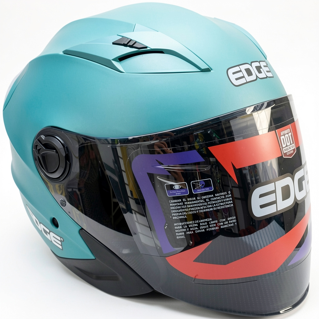 Casco Edge, Azul Agua