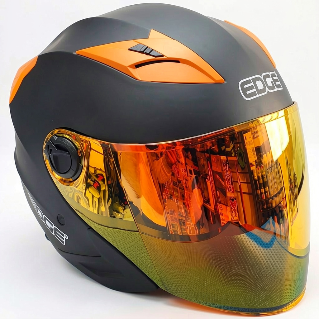 Cascso Edge, Negro con Naranja