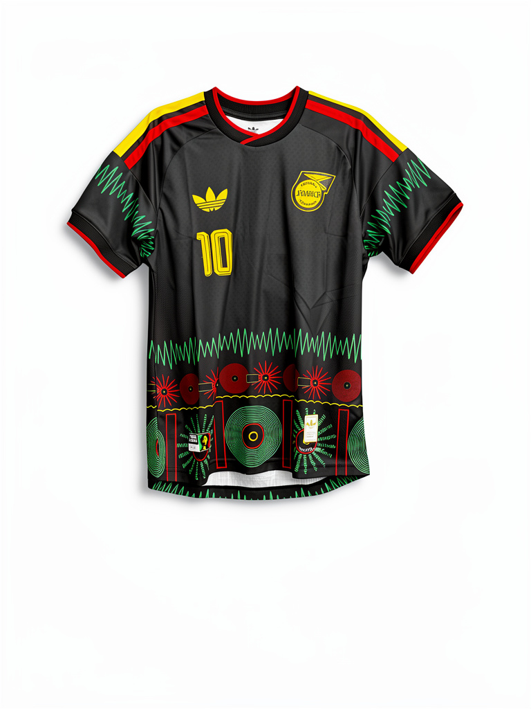 Jamaica Visitante 2026 Marley, versión Fan
