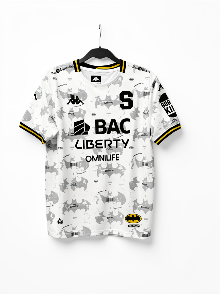 Saprissa Tercera Batman Blanca Lisa