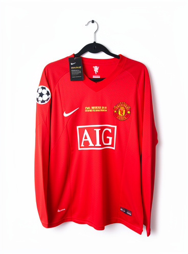 Man United Local 07-08 Manga Larga Ronaldo
