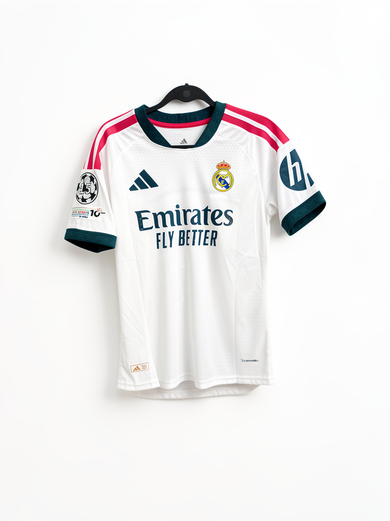 Real Madrid Local 26-27 Mbappé, versión jugador