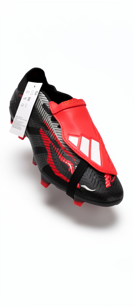 Tacos Adidas Predator Negros con rojo