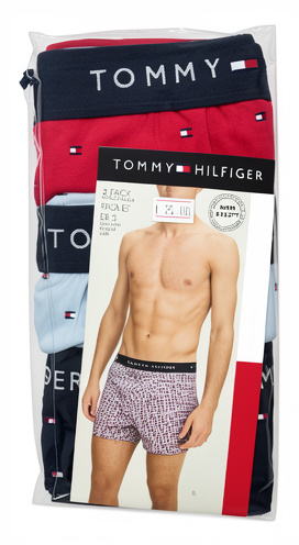Bóxer Tommy Hilfiger  flojo  3 pack Talla L Logos