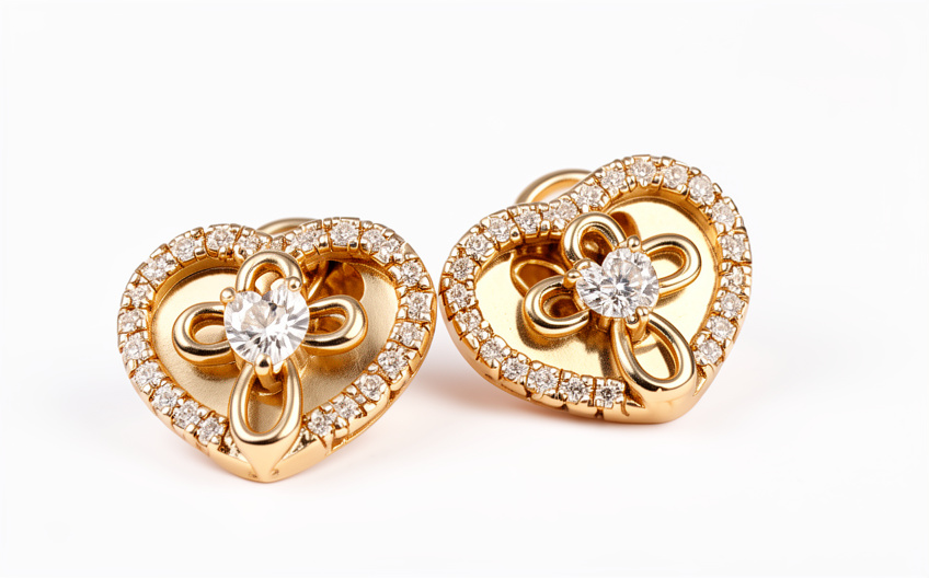 Aretes Cruz Perlada