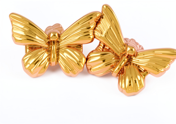 Aretes Mariposa Rosa