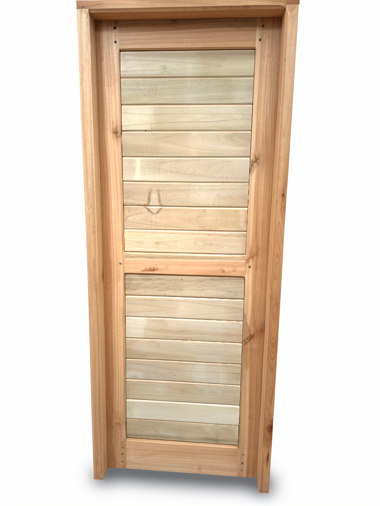 Puerta eucalipto